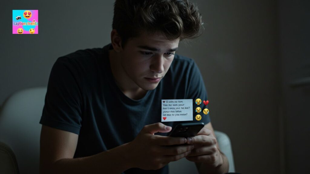 Sad Note for Instagram for Boy