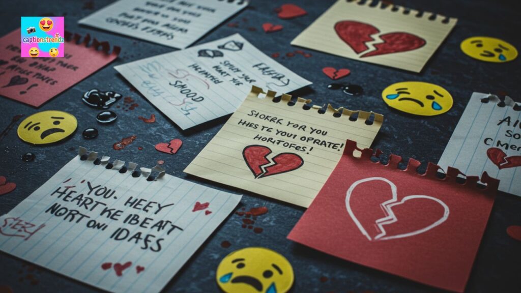 Broken Heart Notes Ideas