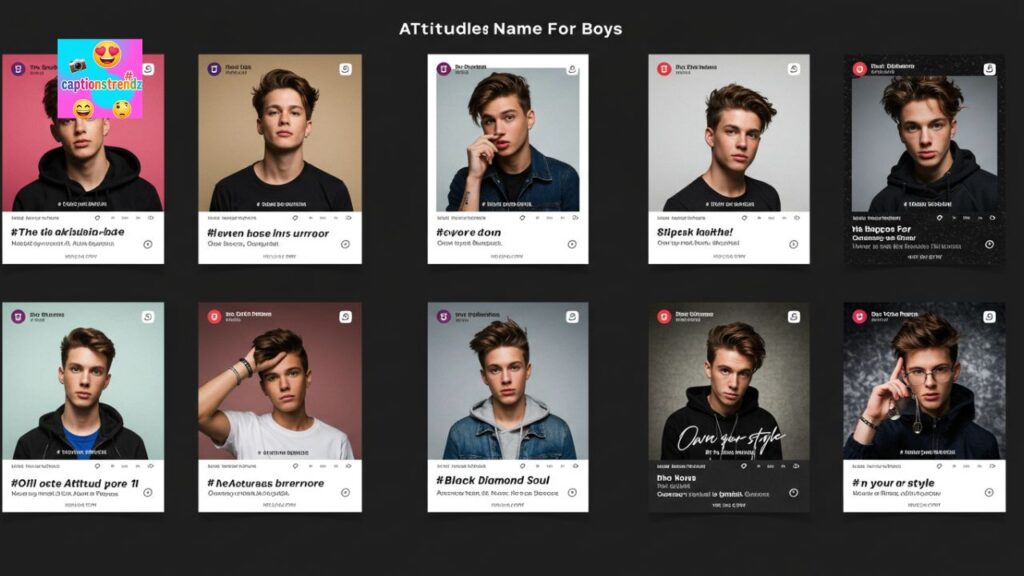 Instagram Attitude Names For Boys
