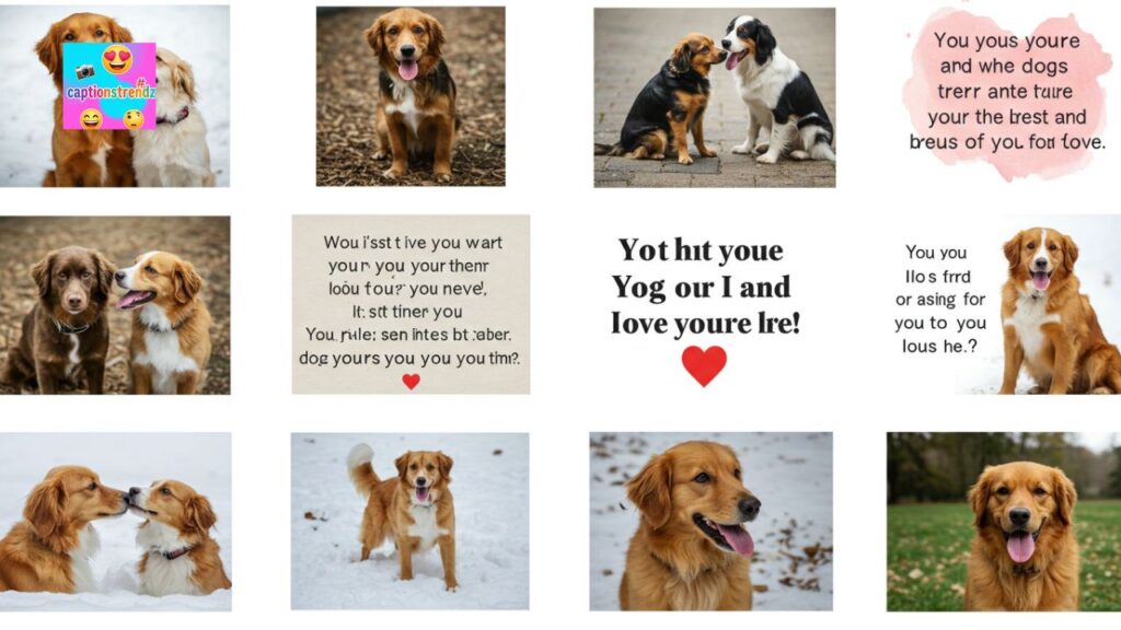 Short captionsΒ for dogΒ lovers