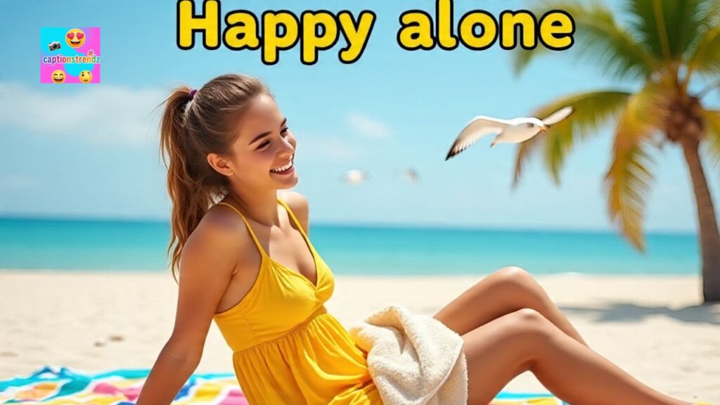 HappyΒ alone InstagramΒ captions