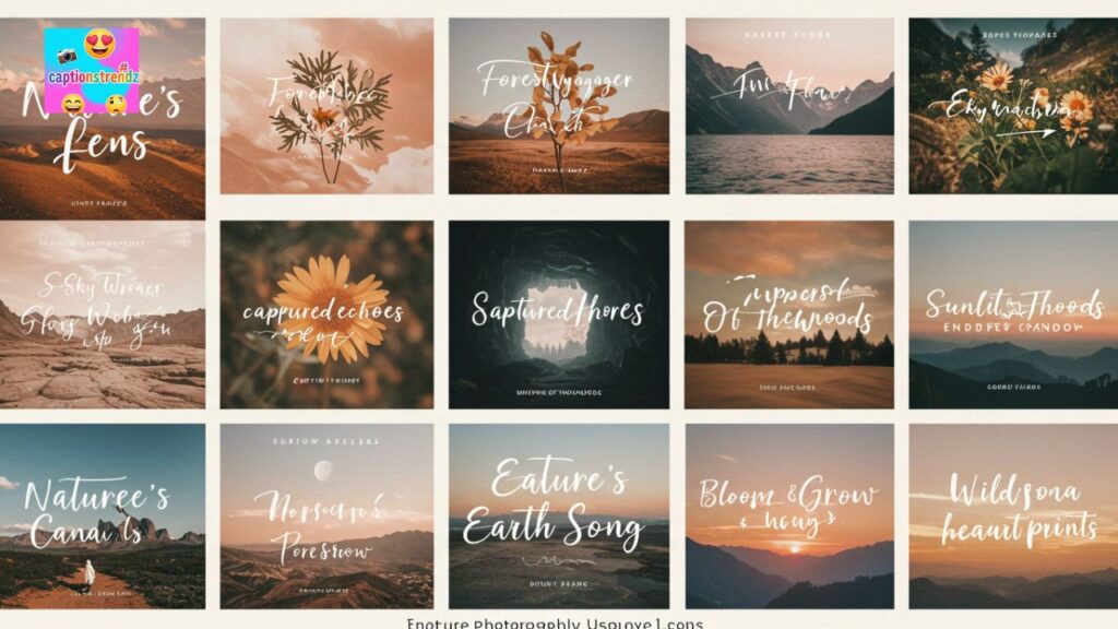 Nature Photography Username Ideas