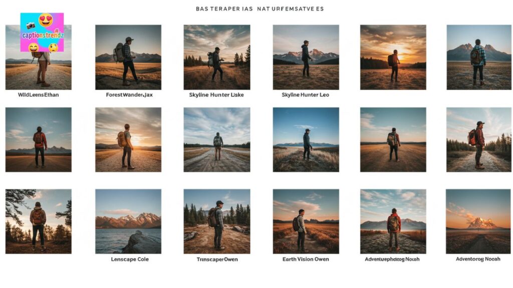 Nature Photography Usernames for Instagram for Boys