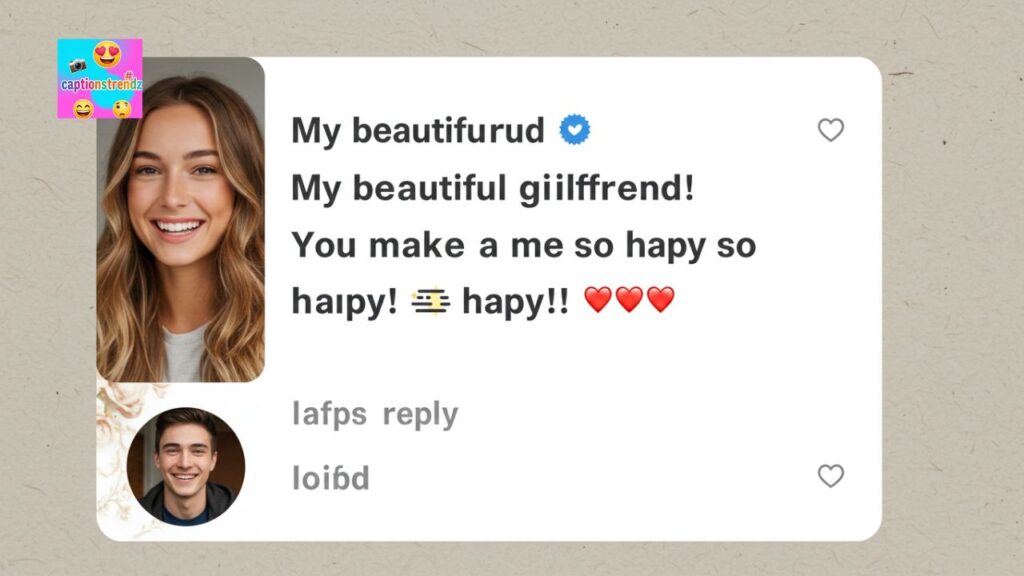 Instagram Comment for Girlfriend
